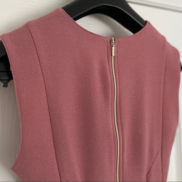 Dynamite | Rose Pink Classic Fit and Flare Dress - Picture 4 of 9